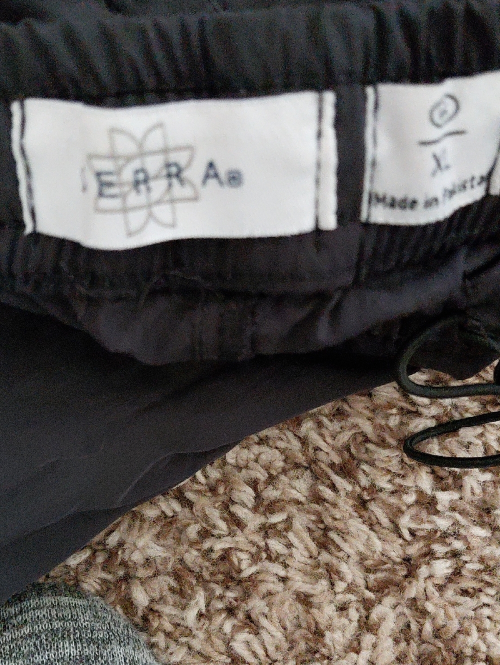 Serra Black Track Joggers